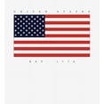 thumbnail image 2 of Americana United States Est 1776 White Adult Long Sleeve Hoodie-Large, 2 of 3