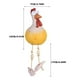 thumbnail image 2 of Pollo colgante con ojos grandes, decoraciones tontas de pollo., 2 of 6