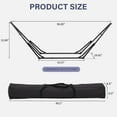 thumbnail image 2 of GDY Hammock Chair with Stand, 550 lb Capacity, Easy Set Up, with Carrying Bag, Portable for Travel/Backpacking/Beach/Backyard, Blue., 2 of 18