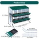thumbnail image 2 of WhizMax Cajas Nido para Pollos, Caja Nido para Pollos, Caja Nido Enrollable con Patas, Cajas para Colocar Pollos, Caja Nido para Gallinas con Tapa para Gallinero, 8 Compartimentos, Verde, 2 of 7