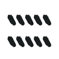thumbnail image 3 of Hanes Women's Athletic Low Cut Socks, Full Sole Cushion, 10-Pairs Black 5-9, 3 of 6