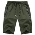 thumbnail image 2 of Clearance Mens Shorts, Men's Summer Fashion Solid Color Casual Shorts Multi-Pocket Cargo Shorts, 2 of 3