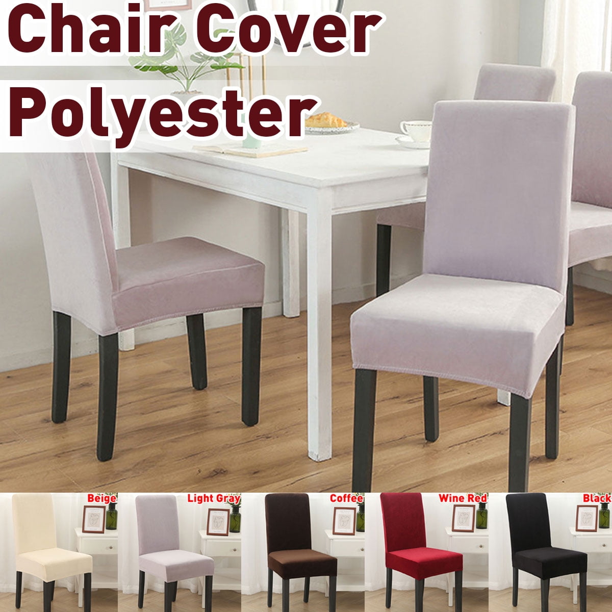 Sure Fit Soft Suede Wing Chair Slipcover Dining Chair ...