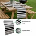 thumbnail image 5 of Black Grey Stripes Table Runner - 60 Inch Long, Kitchen Dining Table Runner Dresser Scarves, Simple Striped Lines Minimalist Modern Farmhouse Decor for Coffee Tables Wedding Party Banquet, 5 of 8