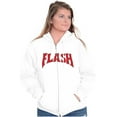 thumbnail image 5 of Flash Gordon Logo Comic Book Hero Zip Up Hoodie Men's Women's Brisco Brands M, 5 of 7