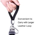 thumbnail image 4 of Leather Car Keychain, Universal Heavy Duty Key Fob Keychain Leather Key Chain Holder with 3 Keyrings, 4 of 5