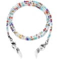 thumbnail image 1 of Chaîne de Lunettes de Soleil humlbird avec Perles de Cristal pour Femmes, Colorée, Petite, 1 of 7