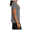 thumbnail image 3 of Yellow Rooster Womens Short Sleeve Performance Blend V-Neck Tee Medium Grey 4XL, 3 of 4