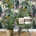 thumbnail image 3 of DUTCH WALLCOVERINGS Wallpaper Passion Flower White and Green, 3 of 4