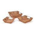 thumbnail image 1 of Trademark Innovations Ensemble de 3 Paniers Carrés en Osier avec Poignées Intégrées, 1 of 3