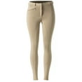 thumbnail image 6 of HORZE Active Women's Horse Riding Silicone Grip Knee Patch Breeches | Midrise Waist with Front Pocket, 6 of 8