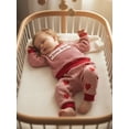 thumbnail image 3 of BemeyourBBs Toddler Baby Boy Girl Valentines Day Outfit Striped Heart Sweatshirt and Pants Set Spring Fall Winter Clothes, 3 of 9
