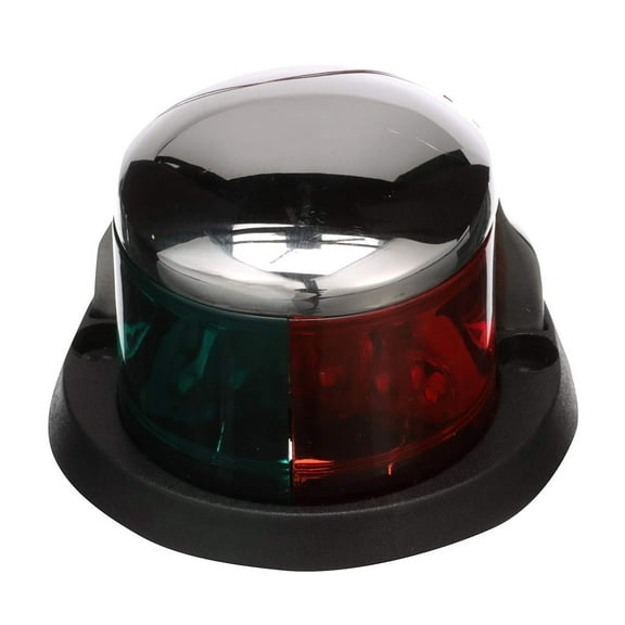 Seachoice LED Bow Light, Marine Navigation, Chrome Bi-Color, 2-Mile Visibility for Sail or Powerboats Under 66 Feet