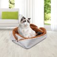 thumbnail image 2 of Alfombrilla para gatos 2 en 1 impermeable para otoño e invierno, cama cálida para perros para el suelo del hogar (gris) Likrtyny Para estrenar, 2 of 7