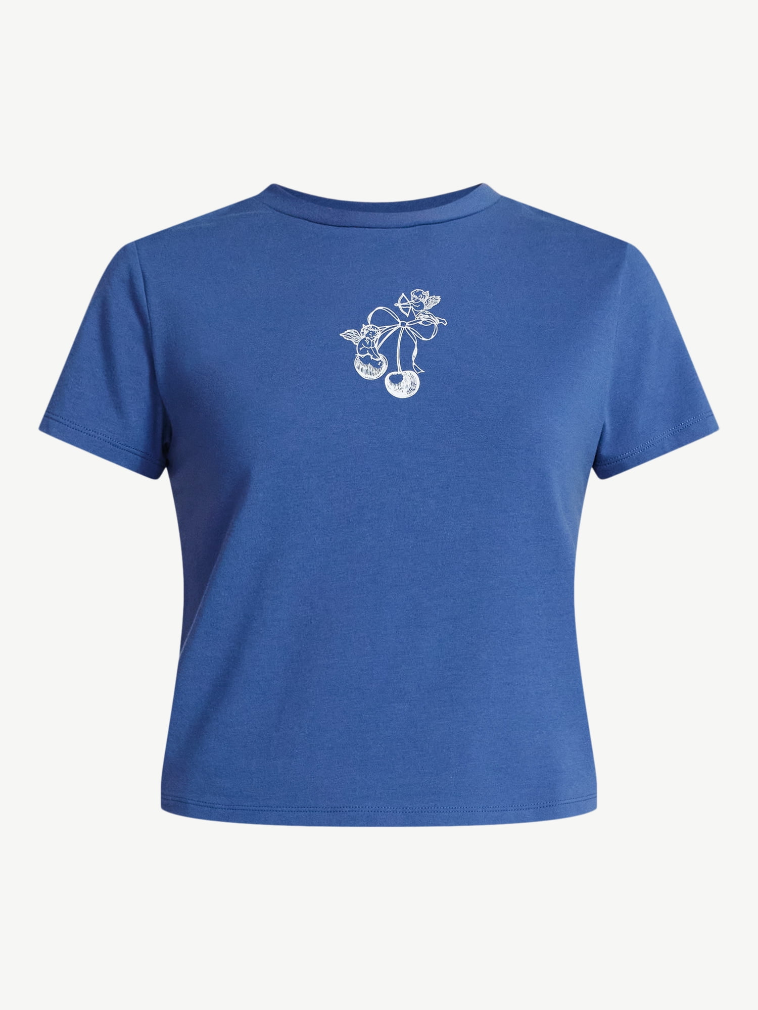 No Boundaries Sleepwear Graphic Baby Tee, Women's XS-XXL