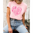 thumbnail image 3 of Godmerch Women's 100% Cotton Pink Ribbon Heart Breast Cancer Awareness T-Shirt, 3 of 6