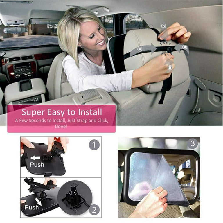 Baby mirror no clearance headrest
