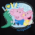 thumbnail image 3 of CafePress - Peppa Pig: Love My Big Brother - Kids Hooded Sweatshirt, Classic Hoodie, 3 of 4