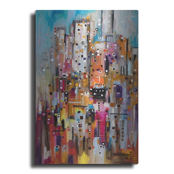 Luxe Metal Art 'Wonderland' by Ekaterina Ermilkina, Metal Wall Art, 24"x36"