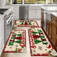 thumbnail image 6 of Floral Kitchen Rugs Sets of 3, Non Slip Kitchen Rugs and Mats Washable Farmhouse Kitchen Rugs Floral Kitchen Floor Mat Carpet Runner Rugs for Hallway Laundry Room, 6 of 12