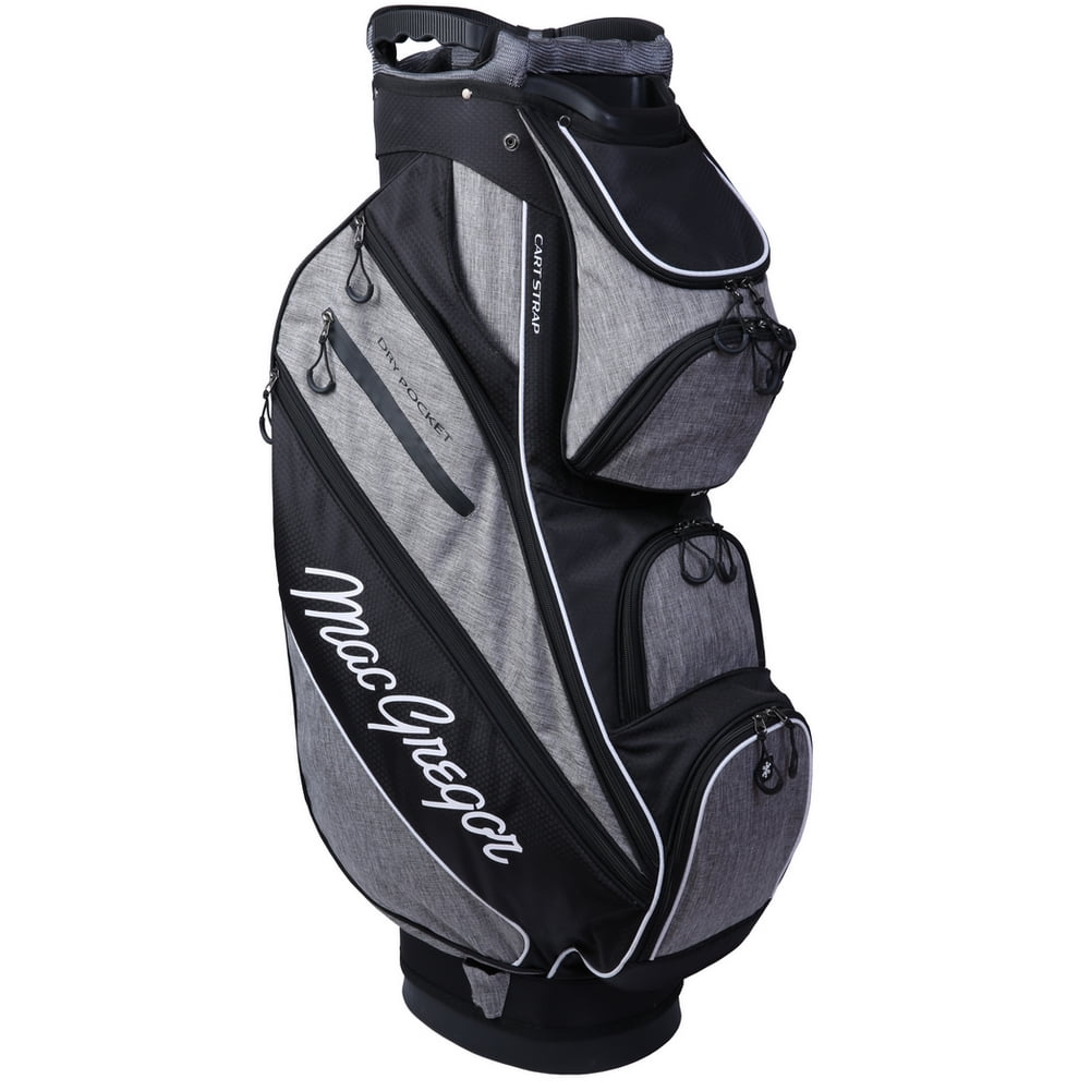 MacGregor Golf DX 14 Way Divider Cart Bag, Black/Heather Grey