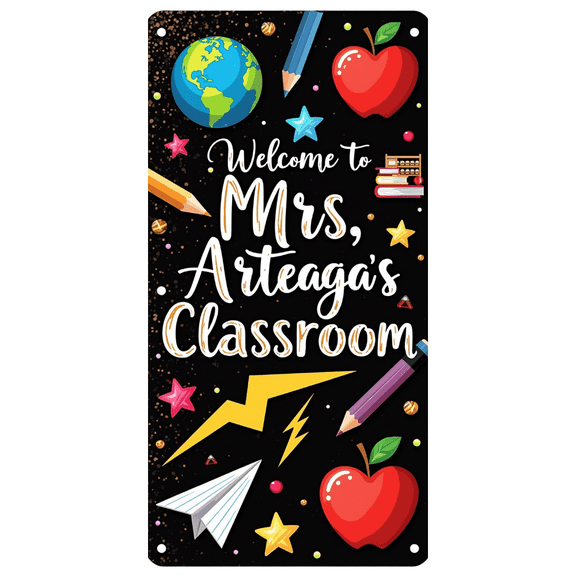 LUUFILx Welcome Classroom Backdrop Teacher School Decorations Banner Educational Supplies Bulletin Board Backdrop Banner Classroom Decor Party Supplies