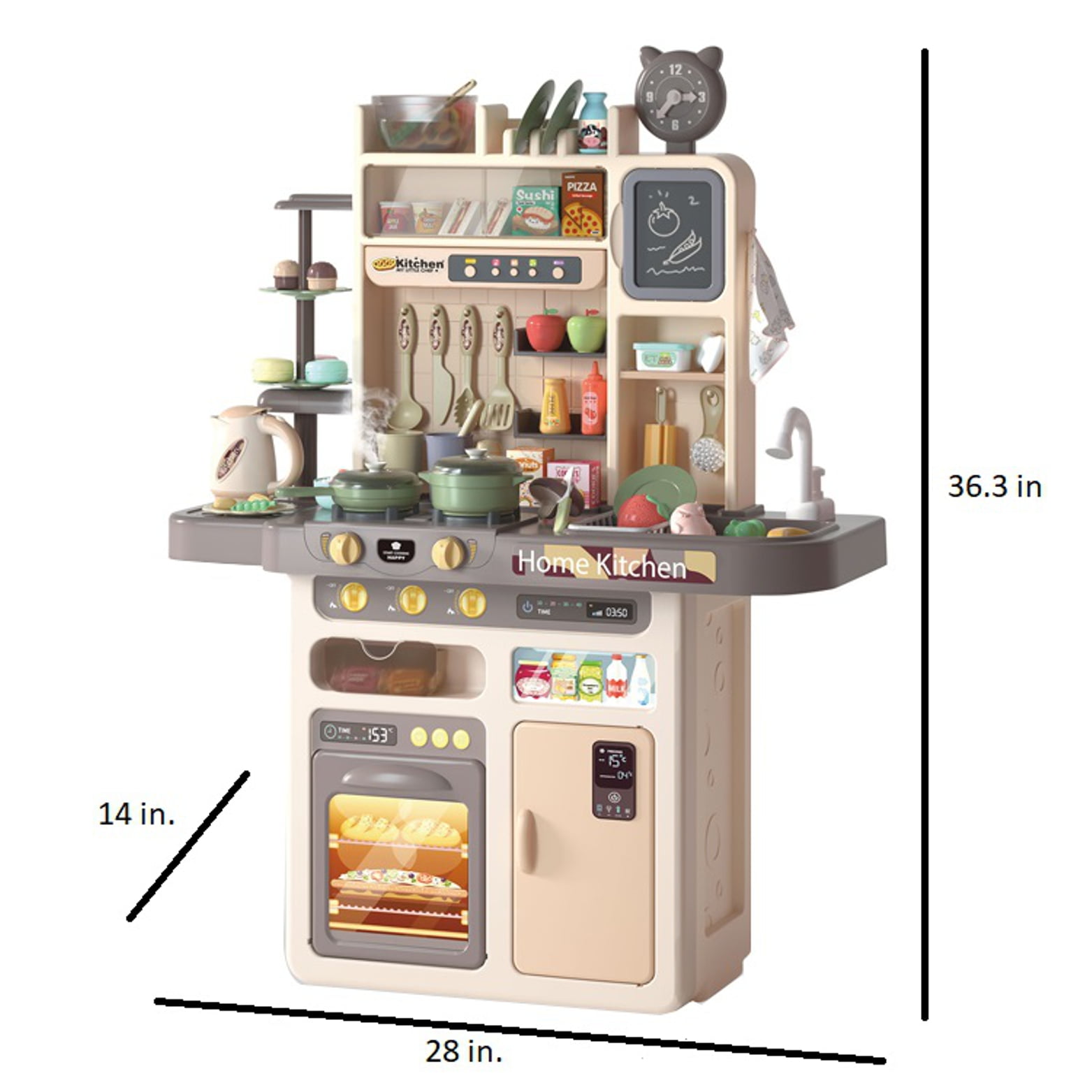 その他 MODERN KITCHEN CHILDREN PLAY HOUSE Deluxe Modern Kitchen | Delta Children