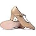thumbnail image 3 of Theatricals Adult 2" T-Strap Character Shoes Tan 09.0 T3300, 3 of 4