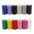 thumbnail image 1 of Carretes de hilo de coser Macarena 12 Uds 12 colores poliéster 383 yardas surtido para acolchado coser, 1 of 8