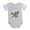 Heather Gray, variant on CafePress - Leaf Tail Gecko - Cute Infant Baby Football Bodysuit