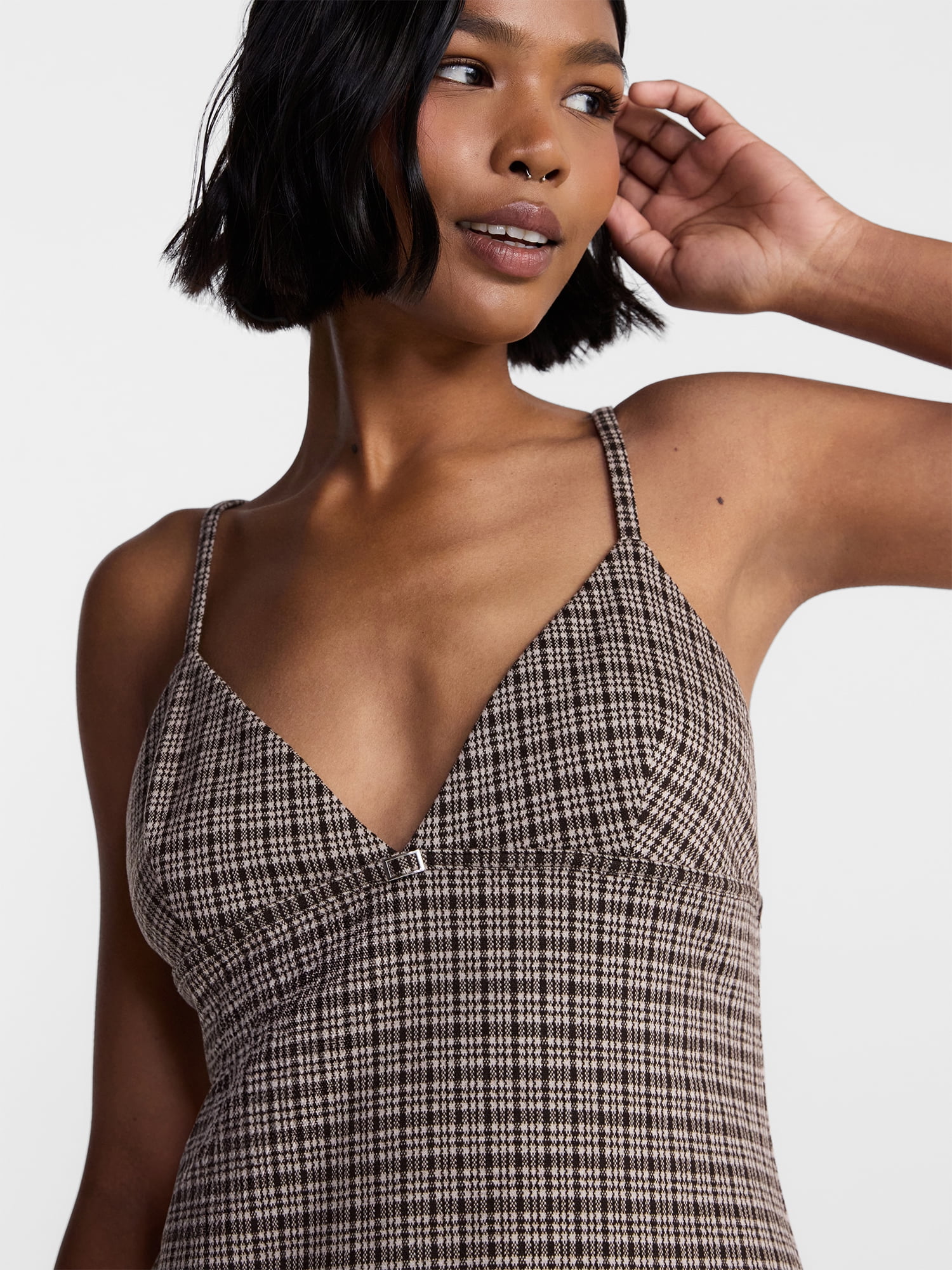 No Boundaries Knit Bodycon Mini Dress, Women’s XXS-XXL