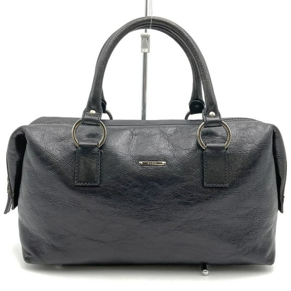 Pre-Owned GUCCI 113009 Mini Boston Leather Handbag in Black for Men and Women (Good)