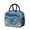 Black-2, variant on Insulated Lunch Bag for Women, Floral Print Oxford Fabric Lunch Box, Leakproof Thermal Cooler Tote for Work, School & Picnic, Turquoise Marble Pattern