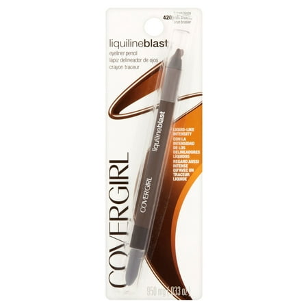 COVERGIRL LiquilineBlast Eyeliner Pencil, Brown (Best Eyeliner Liquid Or Pencil)