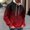 Red, variant on ITSAME Mens Fleece Hoodie, Gradient Prints with Pockets Loose Fit Casual Pullover Hooded Sweatshirt Blue 3XL