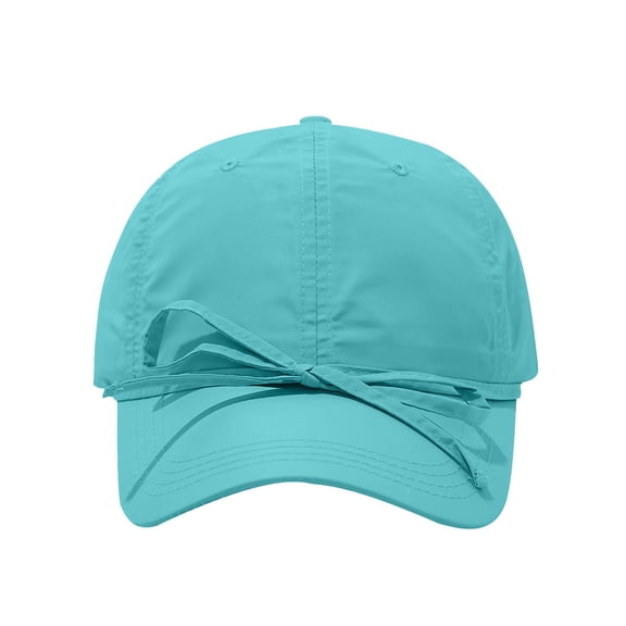 ZQUUVOU Trendy Bow-Tie Baseball Cap for Women Washed Baseball Hats Soft Trucker Hats Adjustable Fashion Sun Hat for Hiking Travel Blue