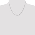 thumbnail image 2 of Leslie's 14K White Gold 1.1 mm Flat Cable Chain (Weight: 1.55 Grams, Length: 18 Inches), 2 of 5