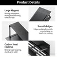 thumbnail image 3 of Punch Free Storage Rack, No Drill Wall Mounted Organizer, Kitchen Storage Rack, Bathroom Storage Rack, Balcony Storage Rack, Jar Holder Shelf, Easy Install Storage Shelf for Organization, 3 of 7