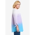 thumbnail image 3 of Woman Within Plus Size French Terry Tie-Sleeve Sweatshirt, 3 of 6