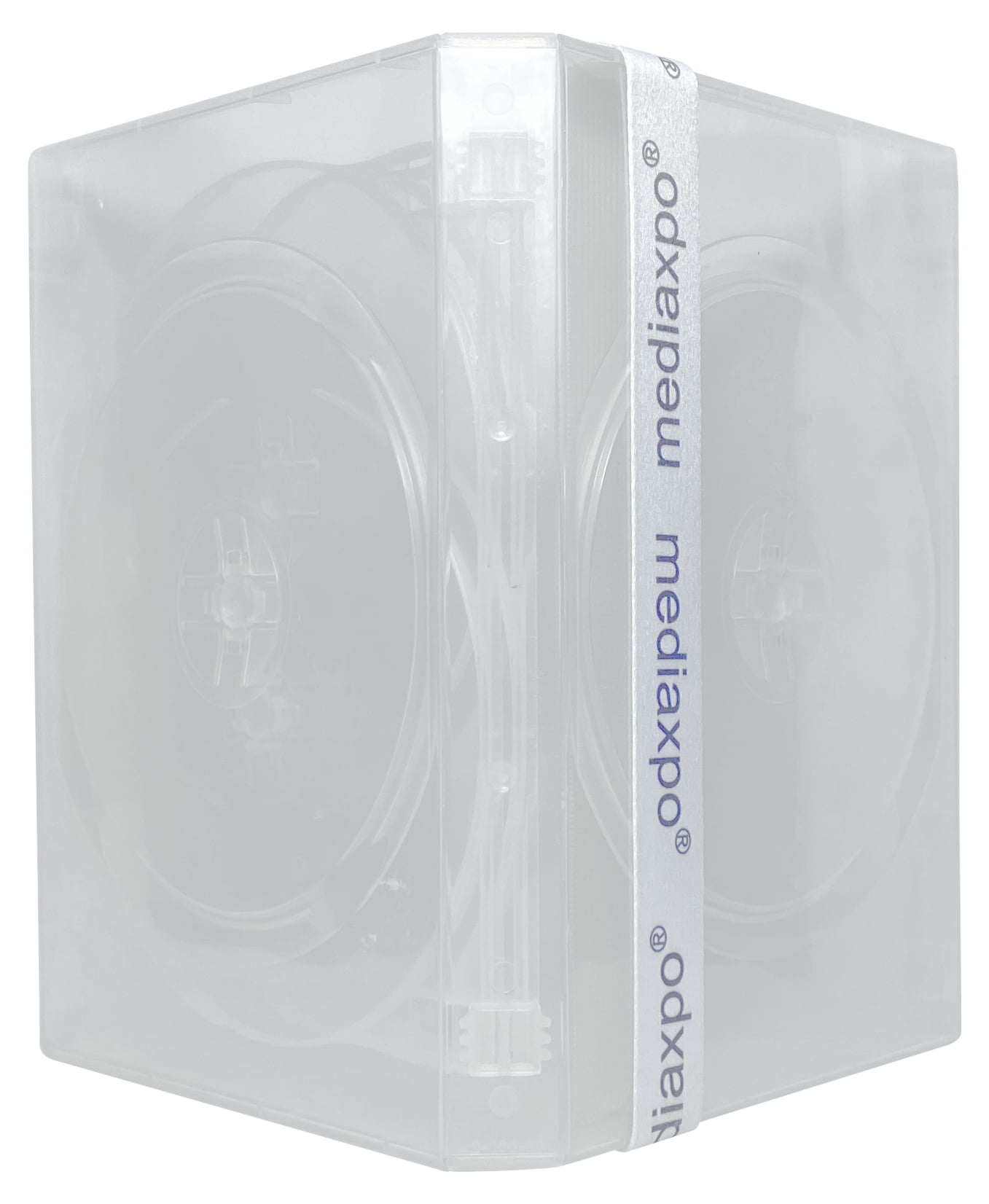CheckOutStore 10 Clear 6 Disc DVD Cases