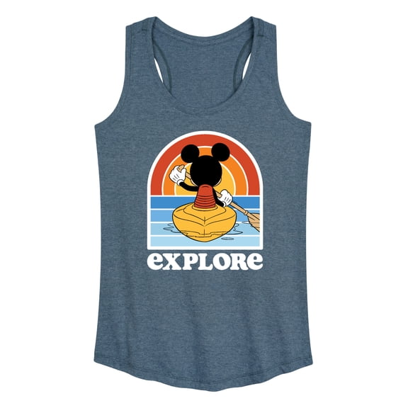 Mickey & Friends - Mickey Kayak Explore - Women's Racerback Tank Top