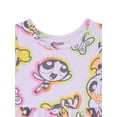 thumbnail image 2 of Powerpuff Girls Toddler Girl Allover Print Dress with Short Sleeves, Sizes 12M-5T, 2 of 3