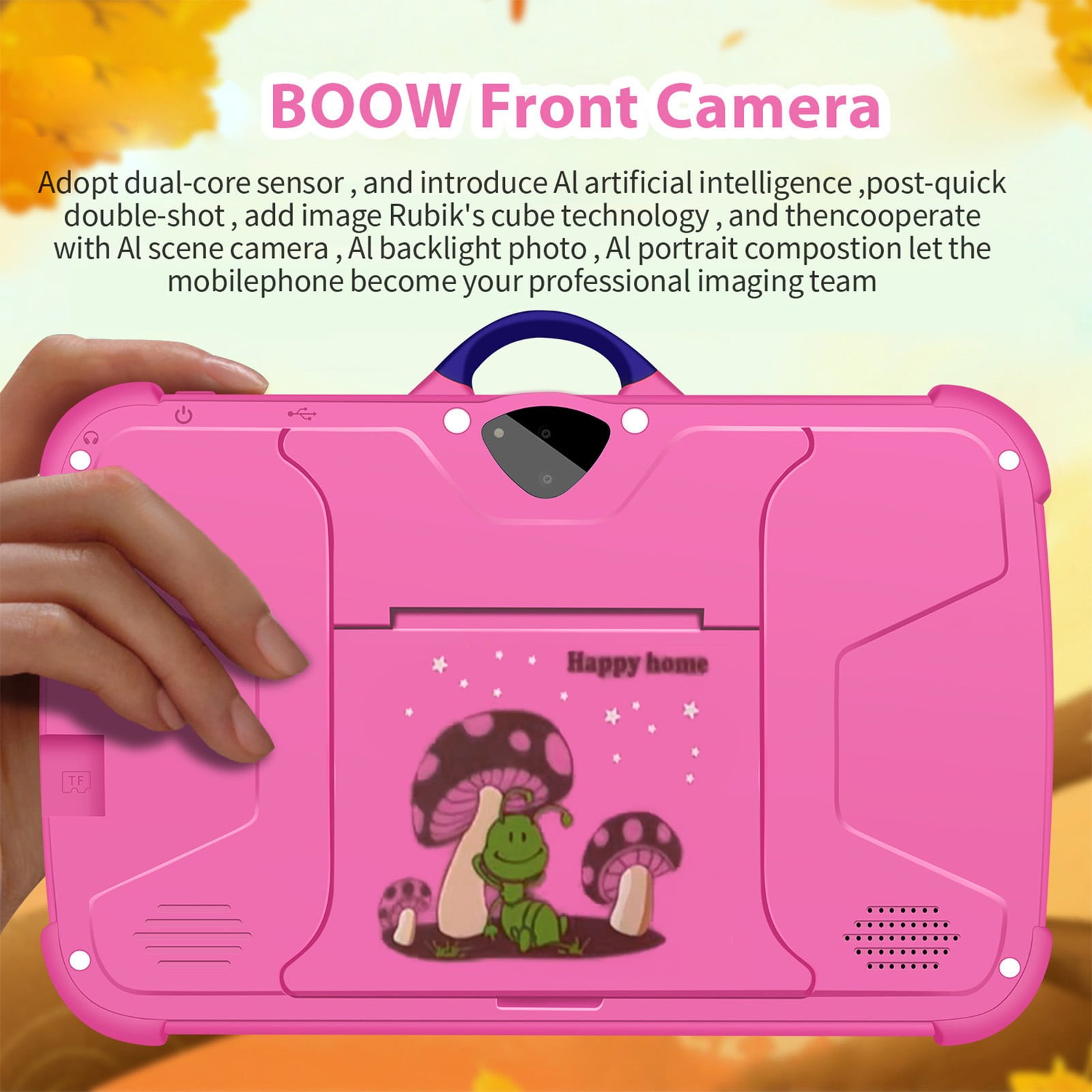 taicans 7-inch Children's Tablets Computer WiFi Bluetooth android Tablets Children's Early Education Learning Machine Parent-child Gift Machine Built-in Cameras
