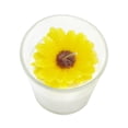 thumbnail image 2 of 7oz Pineapple Flower Scented Flower in Glass Candle, 2 of 4