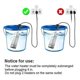 thumbnail image 3 of Compatible con calentador de inmersión de 1500 W, calentador de piscina con temporizador automático, para uso doméstico con enchufe estadounidense., 3 of 5