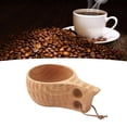 thumbnail image 1 of Taza De Café De Maciza Con Asa, Diseño Ergonómico, Capacidad De 350 Ml, Tallada A Mano, Taza De Multifuncional Portátil, Taza Para Café, Té, Leche Y Bebidas, 1 of 7
