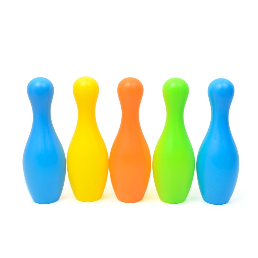 Colorful Bowling Pins Balls Family Indoor Puzzle Game Kids Educational Toy Sweet 