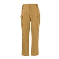 thumbnail image 6 of Tactical Pants for Men Water Resistant Hiking Cargo Pants Multi Pockets Waterproof Work Pants (No Belt) Brown XL, 6 of 9