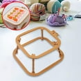 thumbnail image 6 of amagogo Desktop Embroidery Frame Cross Stitch Frame for Sewing Punch Quilting Khaki, 6 of 9