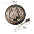 thumbnail image 6 of Yoone Shaman Drum Anti-scratch Ethereal Sound Single Hand Fashion Alchemical Moon Sound Healing Tool for Home Playing, 6 of 8